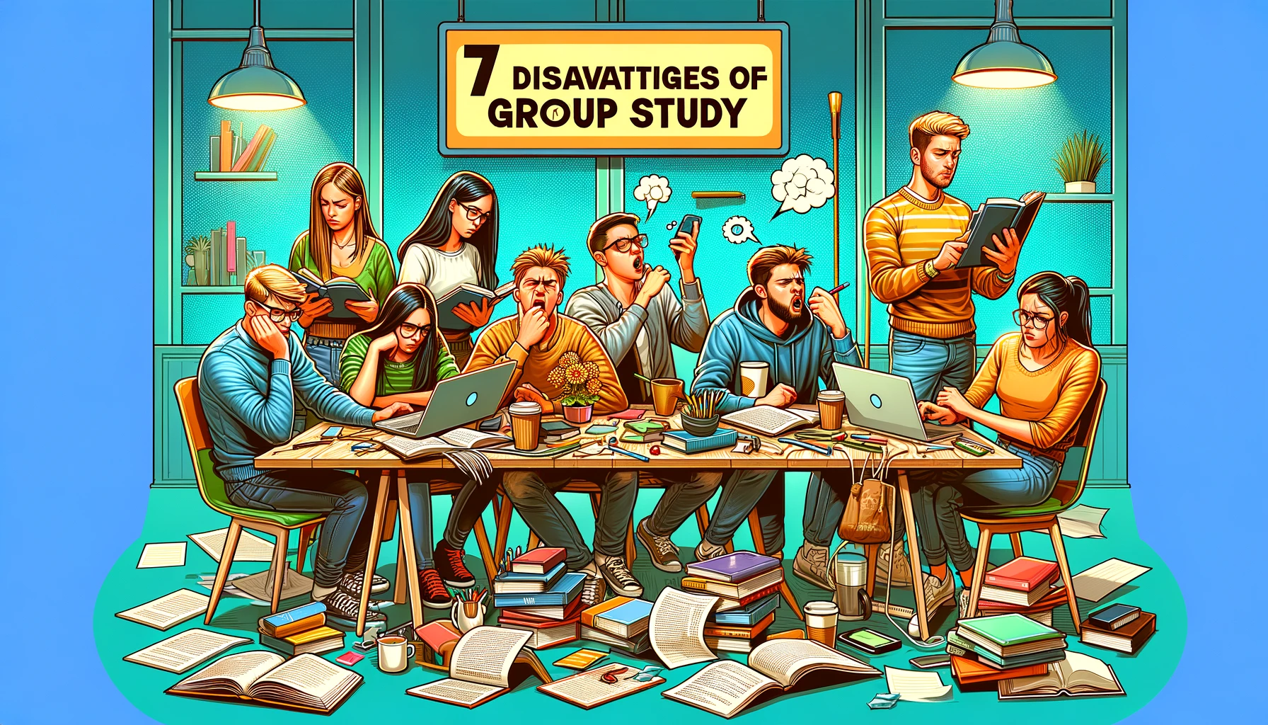 disadvantages of group study